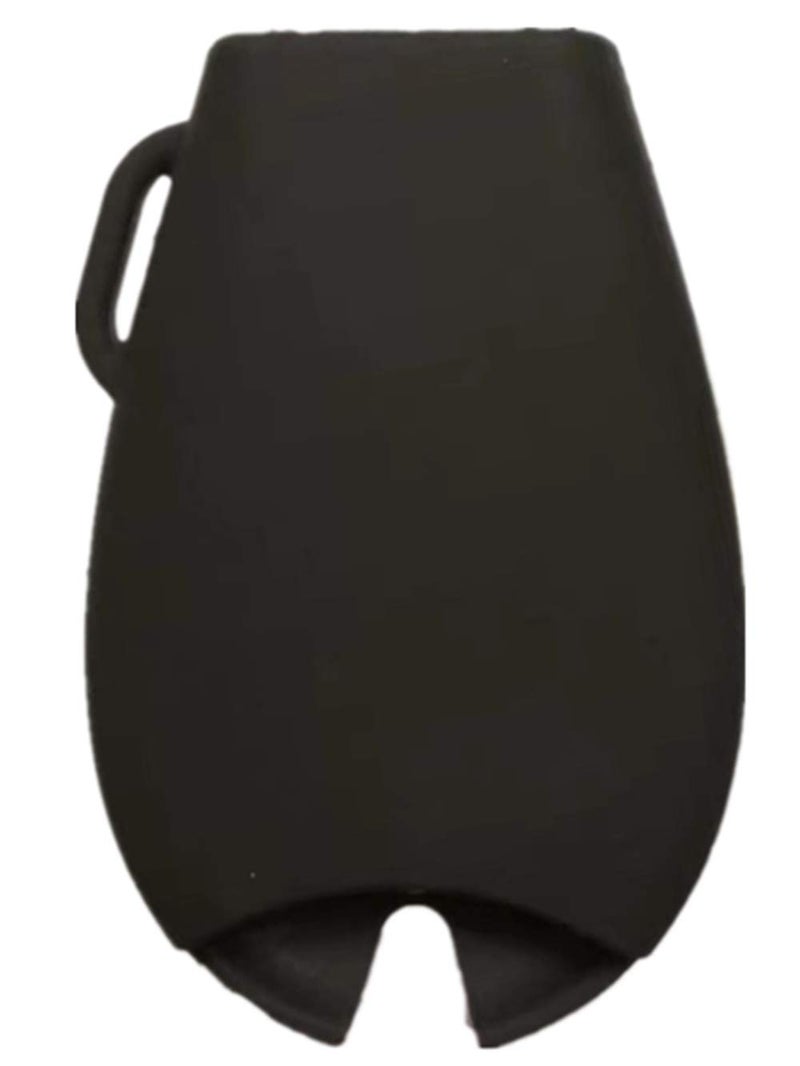 RUNZUIE Silicone Keyless Entry Remote Key Fob Cover Case Protector Fit for Jeep Grand Cherokee Commander Dodge Challenger Charger Durango Grand Caravan Journey Magnum 5 Buttons - Image 2